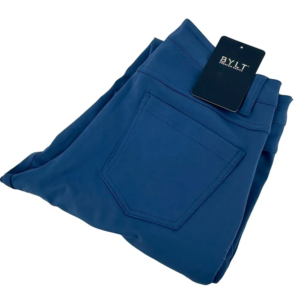 BYLT Everyday Pant 2.0 Men 31 Blue Slim Fit Modern Performance Trousers NWT